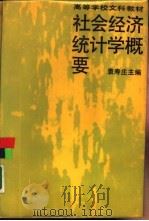 社会经济统计学概要（1987 PDF版）