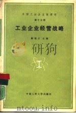 中国工业企业管理学  第10分册  工业企业经营战略（1990 PDF版）