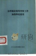 怎样搞好利用外资工作加快四化建设（ PDF版）