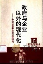 政府与企业以外的现代化 中西公益事业史比较研究 1999 PDF电子版封面 7213019511 秦晖著