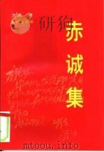 赤诚集 1995 PDF电子版封面 7800547116 方强著