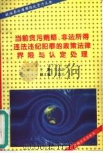 当前贪污贿赂、非法所得违法违纪犯罪的政策法律界限与认定处理（1995 PDF版）
