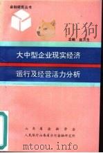 大中型企业现实经济运行及经营活力分析 1991 PDF电子版封面 山东省金融学会,人民银行山东省分行金融研究所编