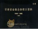 甘肃省金融业务统计资料  1949-1982  上下（ PDF版）