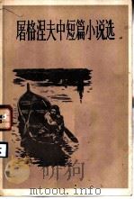 屠格涅夫中短篇小说选（1983 PDF版）