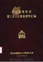 浙江省苍南县第三次人口普查资料汇编（1983 PDF版）
