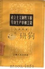 社会主义制度下的劳动生产率和工资（1958 PDF版）