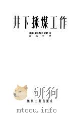 井下采煤工作 1953 PDF电子版封面 (苏)罗金特列切尔(Б.А.Резентретер)撰;张式
