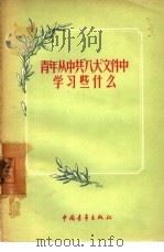 青年从中共“八大”文件中学习些什么（1956 PDF版）