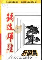 蚌埠文史资料选辑  铸造辉煌  肝胆篇（1998 PDF版）