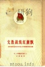 文教战线红旗飘  全国文教先进单位和先进工作者经验和事迹选编  中、小学教育方面  上  中学教育（1960 PDF版）