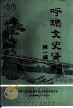 呼玛文史资料 第1辑 1990 PDF电子版封面 中国人民政治协商会议呼玛县委员会文史资料研究工作委员会