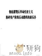 彻底摧毁反革命经济主义粉碎资产阶级反动路线的新反扑（1967 PDF版）