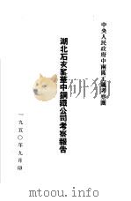 湖北石灰窑华中钢铁公司考察报告（1950 PDF版）
