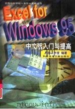 Excel for Windows 95中文版入门与提高 1997 PDF电子版封面 7502328769 东箭工作室编著