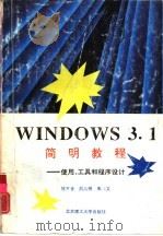 Windows 3.1简明教程 使用、工具和程序设计（1995 PDF版）