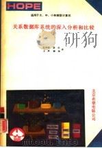 关系数据库系统的深入分析和比较（1991 PDF版）