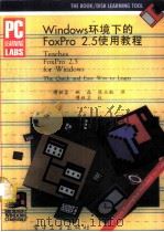 Windowe环境下的FoxPro 2.5使用教程 学习的快捷之路 1994 PDF电子版封面 7505324284 傅祖芸等译
