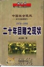二十年目睹之现状 中国社会现状:朵生春最新报告 1978-1998 1998 PDF电子版封面 780146107X 朵生春著