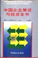 中国企业筹资与投资全书 (上册) 1994 PDF电子版封面 750371350X 朱元毝,吴晓求主编