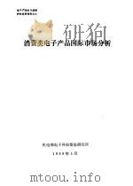 电子产品出口战略研究系列报告  消费类电子产品国际市场分析（1989 PDF版）