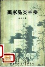 画家品类举要（1980 PDF版）