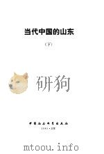 当代中国的山东  下（1989 PDF版）