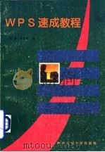 WPS速成教程 1995 PDF电子版封面 7561207840 郑嘉,敬彩霞编