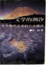 文学的潮汐 九十年代文学的六大模式 1994 PDF电子版封面 7505920669 张韧著
