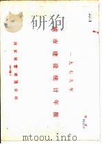 1979年城市建设统计年报（1980 PDF版）