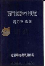 实用金属材料便览（1953 PDF版）
