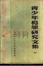 青少年犯罪研究文集  中（1983 PDF版）