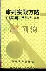 审判实践方略  续篇（1991 PDF版）