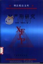 财产刑研究（1999 PDF版）
