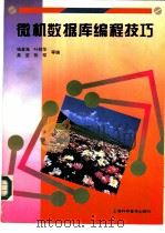 微机数据库编程技巧 1996 PDF电子版封面 754271046X 钱澄海,叶绍华等编