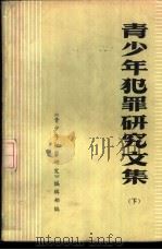 青少年犯罪研究文集  下（1983 PDF版）