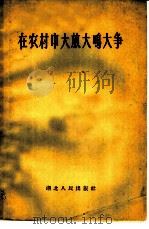 在农村中大放大鸣大争（1957 PDF版）