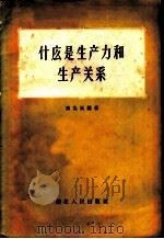 什么是生产力和生产关系 1957 PDF电子版封面 4106·43 张先辰编著