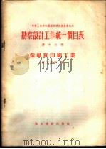 勘察设计工作统一价目表 第16册 造纸和印刷工业 1956 PDF电子版封面 15052·58 中华人民共和国轻工业部编