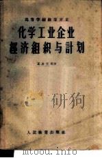 化学工业企业经济组织与计划 1960 PDF电子版封面 15010·933 王占元编著