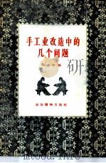 手工业改造中的几个问题 1956 PDF电子版封面 T4008·35 班仲编