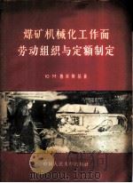 煤矿机械化工作面劳动组织与定额制定 1957 PDF电子版封面 4011·39 (苏联)Ю·М·鲁宾斯基著;常顺康译