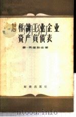 怎样读工业企业资产负债表 1958 PDF电子版封面 4066·74 (苏)马萨雷金(Х.Массарыгин)著;陈叔平译
