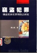 窃盗犯罪:窃盗犯与犯罪预防之研究 1997 PDF电子版封面 9571113573 杨士隆著
