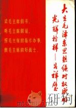 大立毛泽东思想绝对权威的光辉榜样-吕祥壁 1967 PDF电子版封面 3074·459 上海人民出版社编辑