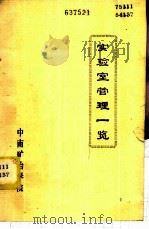 实验室管理一览-实验室规章、制度汇编（1982 PDF版）