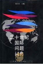 二十世纪国际问题词典 1994 PDF电子版封面 721401212X 沈学善主编