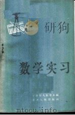 数学实习 1960 PDF电子版封面 T7096·43 甘肃师范大学数学系编