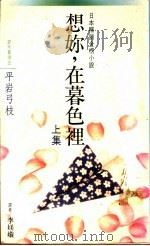 想你,在暮色里 上集 1988 PDF电子版封面 平岩弓枝著