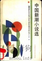 中国新潮小说选 1989 PDF电子版封面 7805152225 程永新编